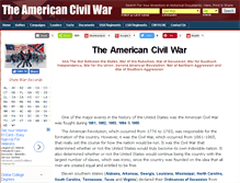 Tablet Screenshot of americancivilwar101.com